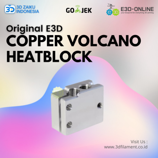 Original E3D V6 Volcano Heater Block for Sensor Cartridges from UK